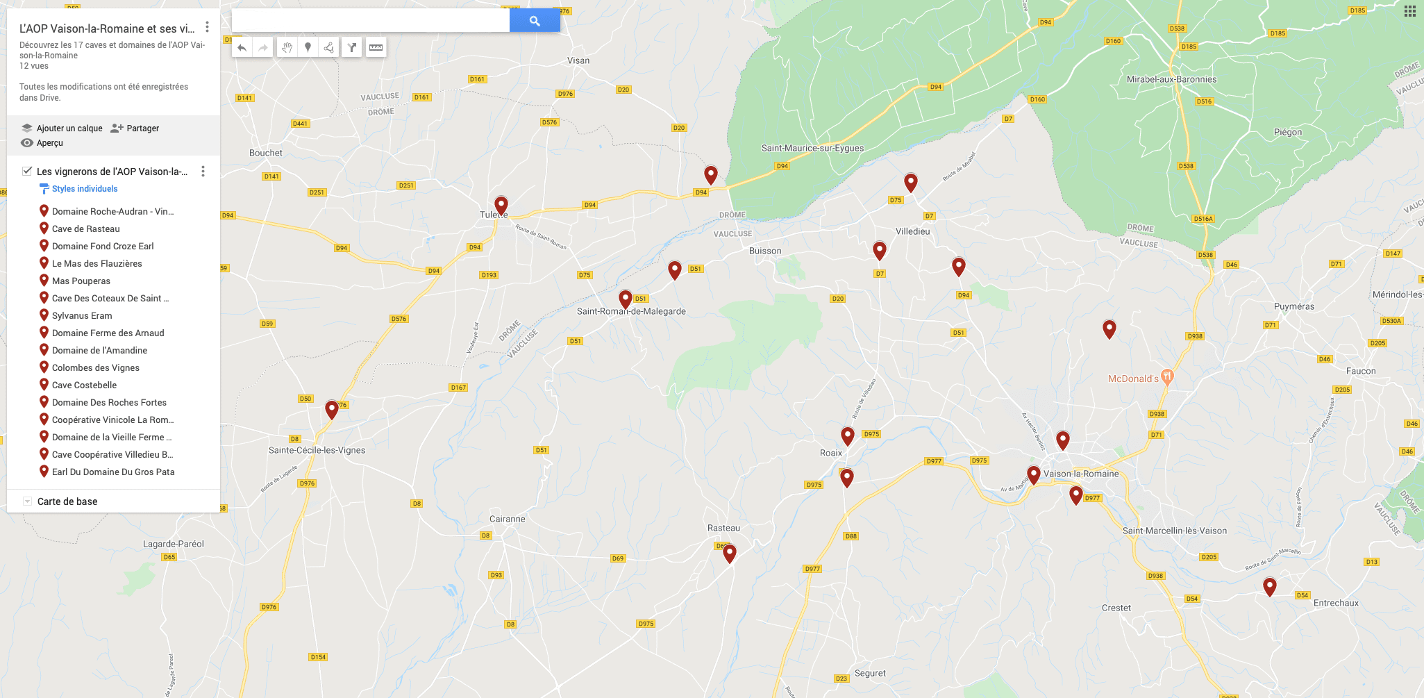 Carte adhérents