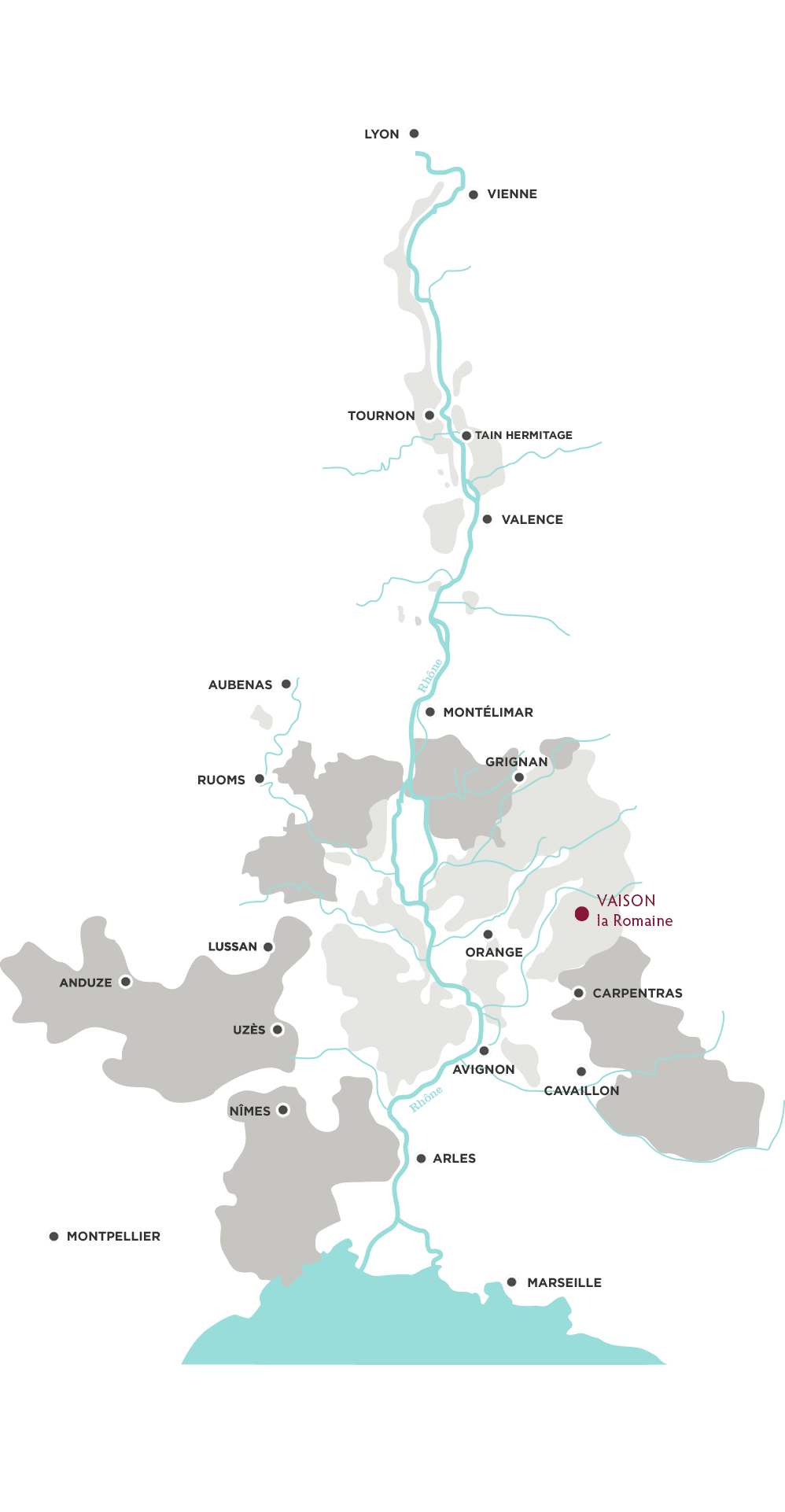 appellation-carte carte appellations CDR